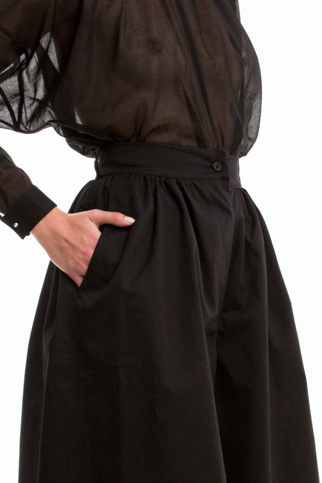 Womens high waist culottes by FINCH - the Ukrainian fashion brand